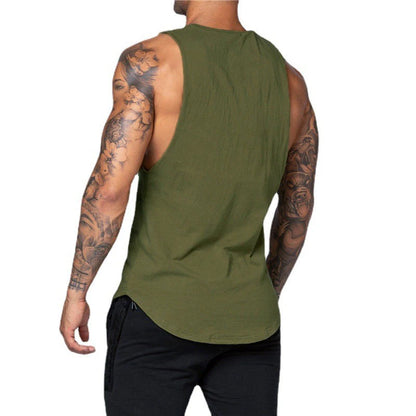 Men's Sleeveless Tank Top for Bodybuilding and Training - New Arrivals Sports Workout Vest
