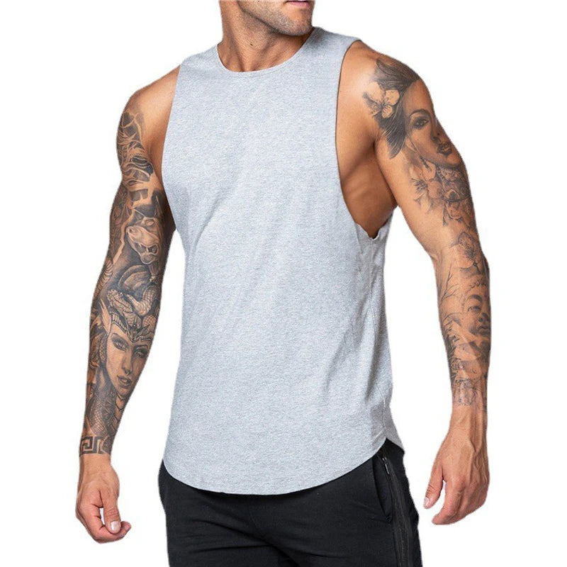 Men's Sleeveless Tank Top for Bodybuilding and Training - New Arrivals Sports Workout Vest